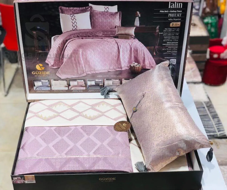 Couvre-lit 7 pièces 🇹🇷😍