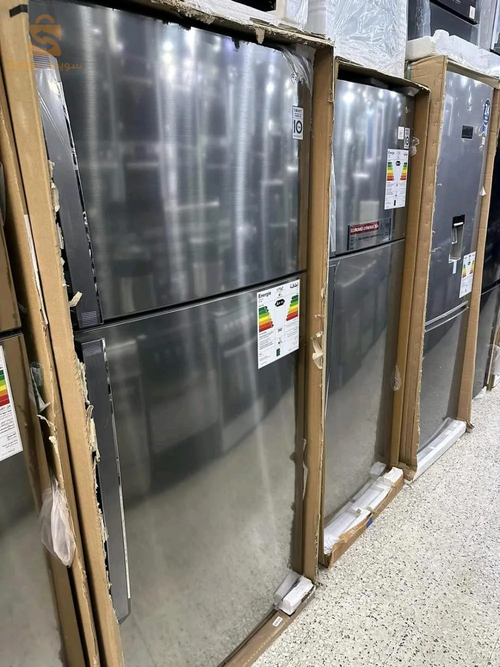 ثلاجة LG 700 لتر +غسالة الصحون LG  3.T  كورية