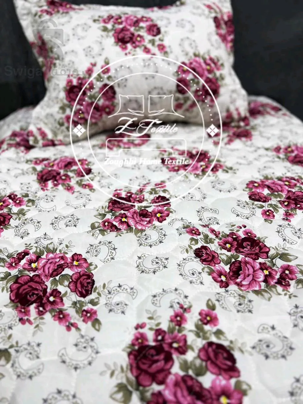 Single bed cover + pillow cover