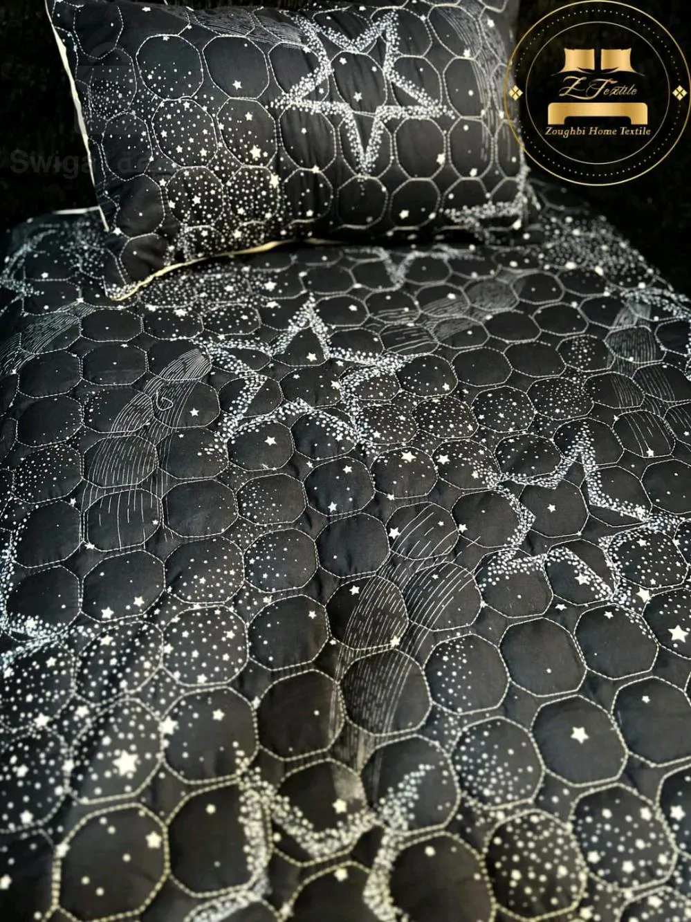 Couvre lit une place + couvre oreiller