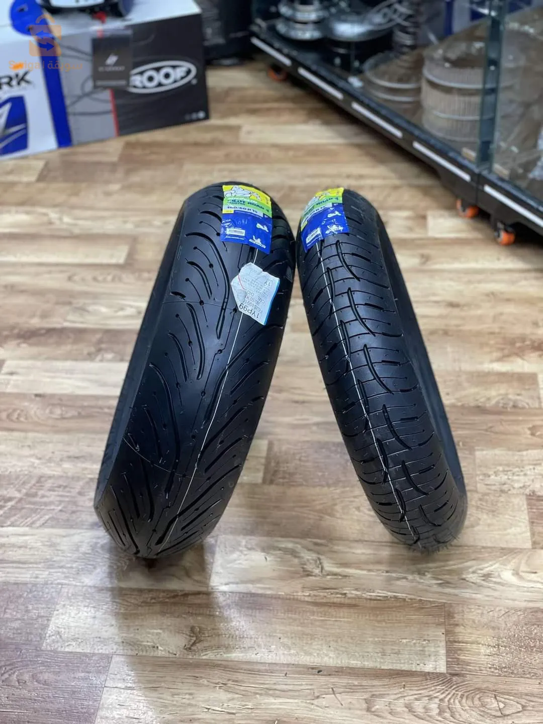 PENU MICHELIN PILOTE ROAD 4 AVANT & ARRIÈRE 
YAMAHA TMAX 🔥