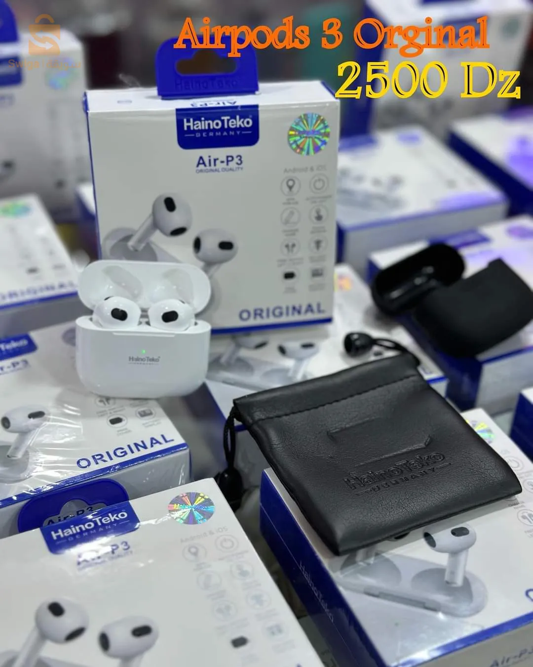 Bleutooth #Hainoteko Airpods 3 orginal avec 2 enti choke