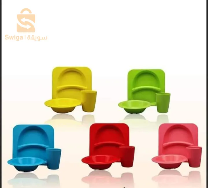 صحون بلاستيك أطفال