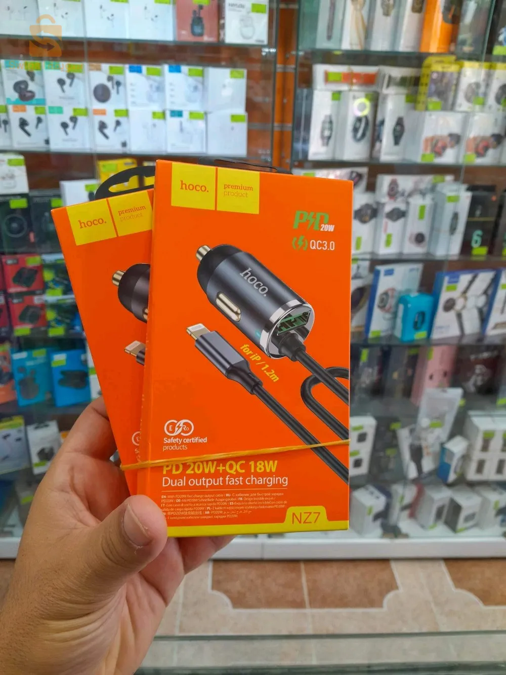 Modulateur_hoco 20w 🥊🔔😍
Cable to iPhone