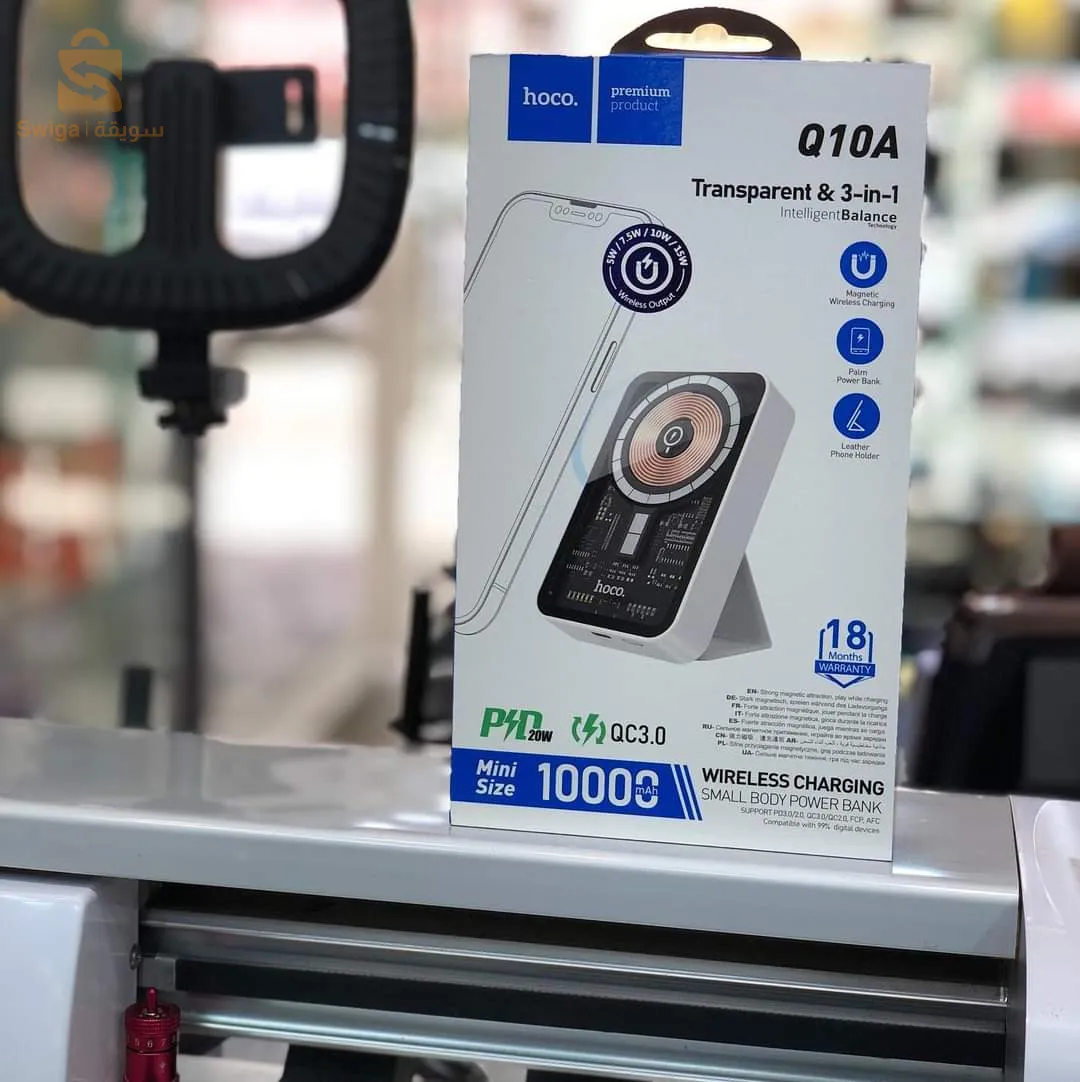 Power bank wireless charge 
hoco Q10A 
10000 mAh