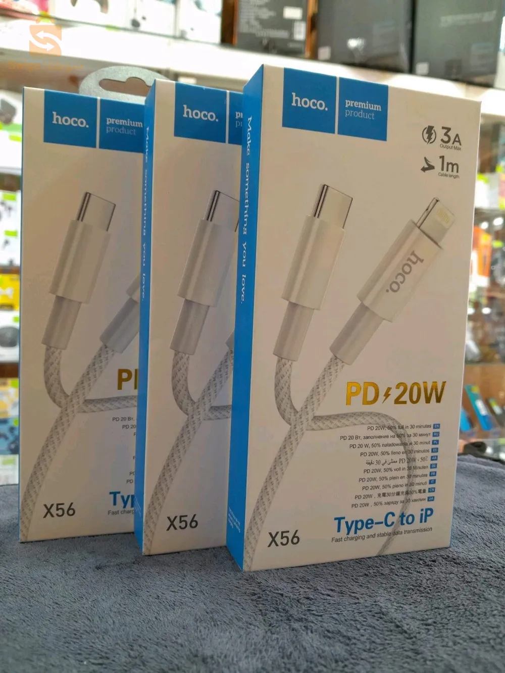 hoco_cable 🥊🔔😍
PD 20w
Type-c to IPHONE