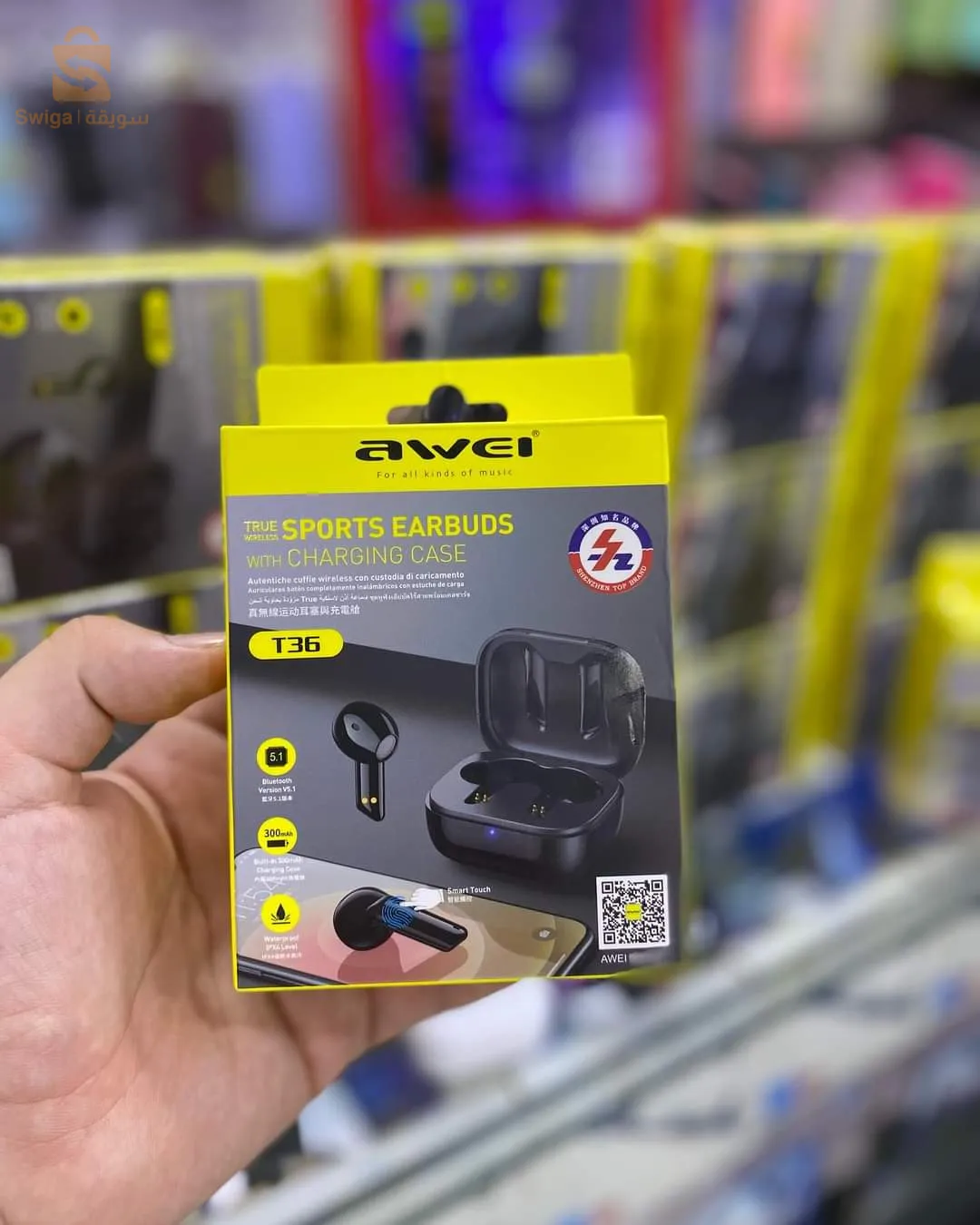 ✔️Bleutooth Awie T36  OrginaL