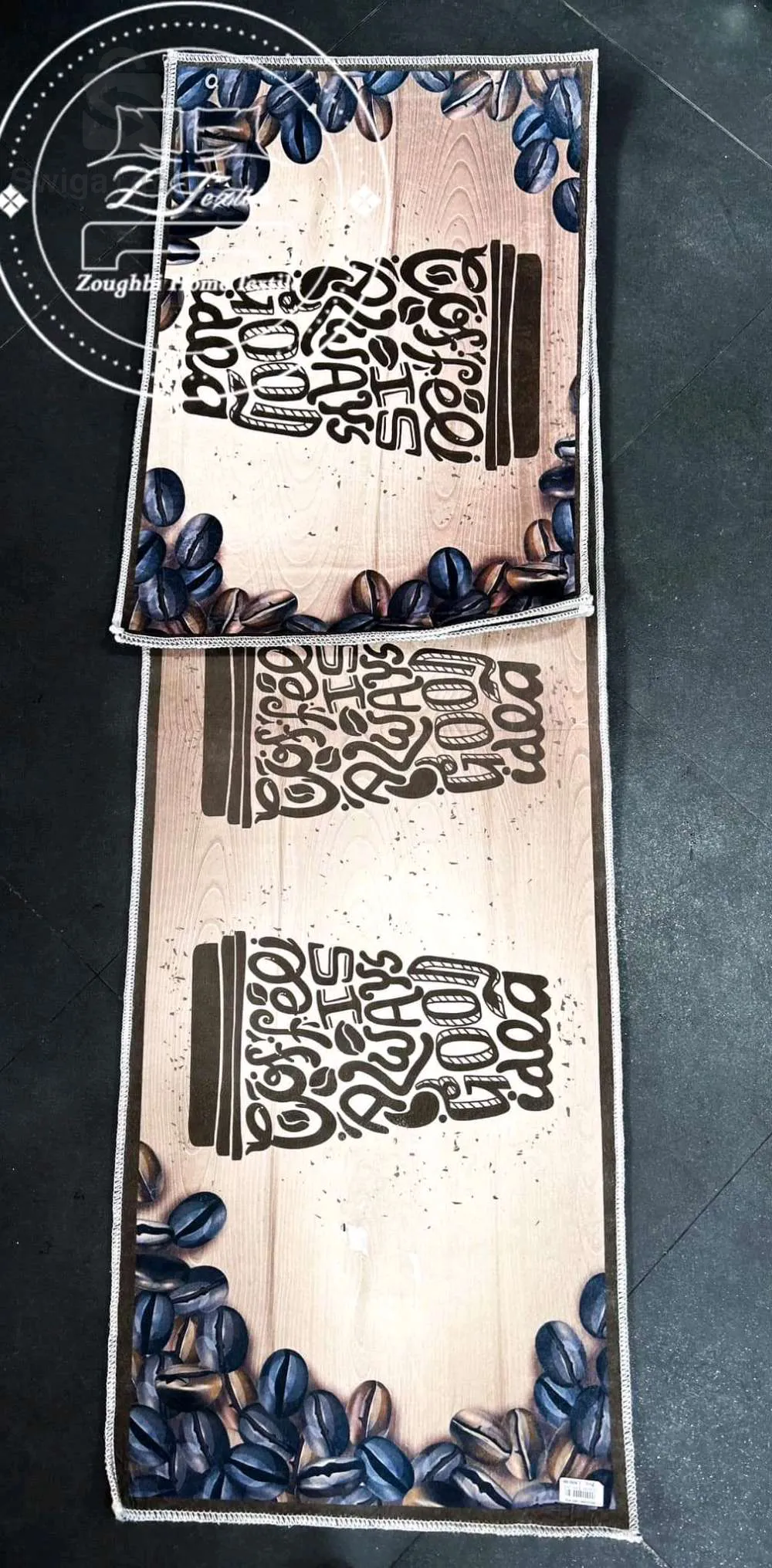 3-piece non-slip kitchen mat