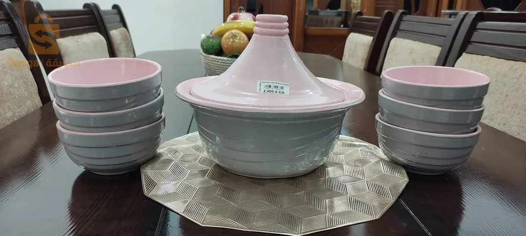 8-piece ceramic soup service