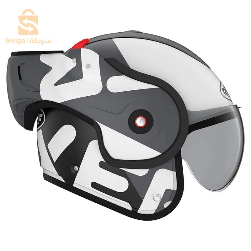 RO9 BOXXER FLAG NOIR - BLANC MAT