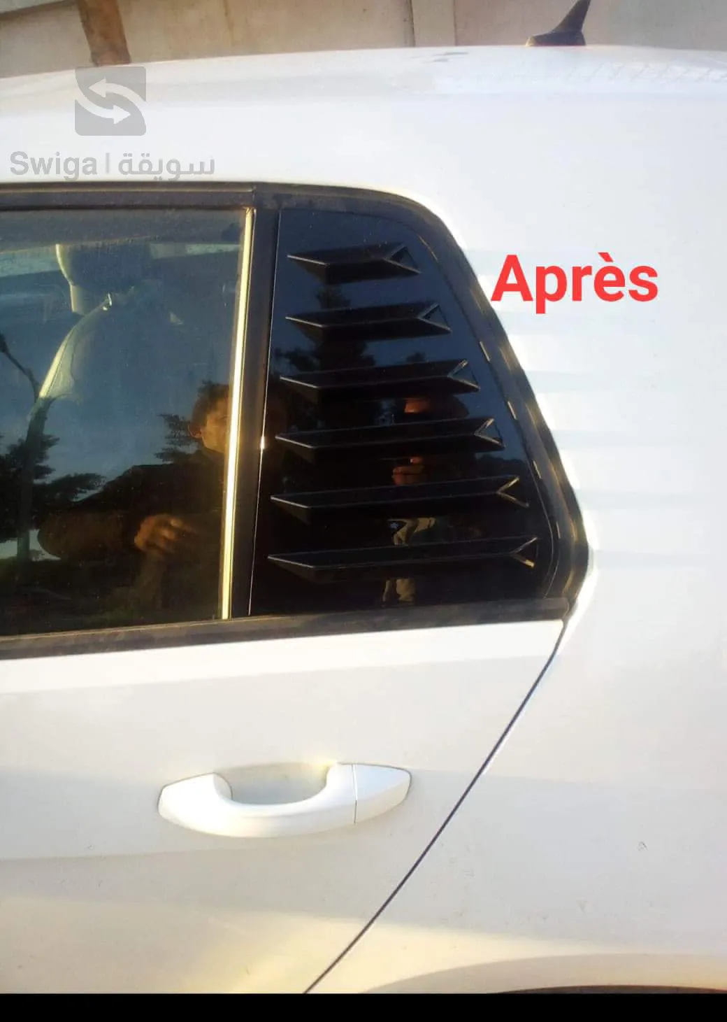 Golf 6 rear deflector glass installation