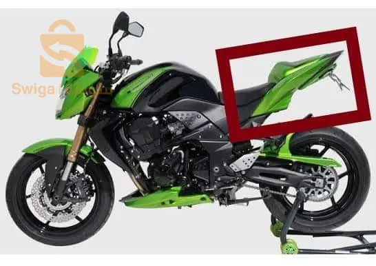 KAWASAKI Z750 Z 750 R 2011 CARENAGE ARRIERE GAUCHE 10/10