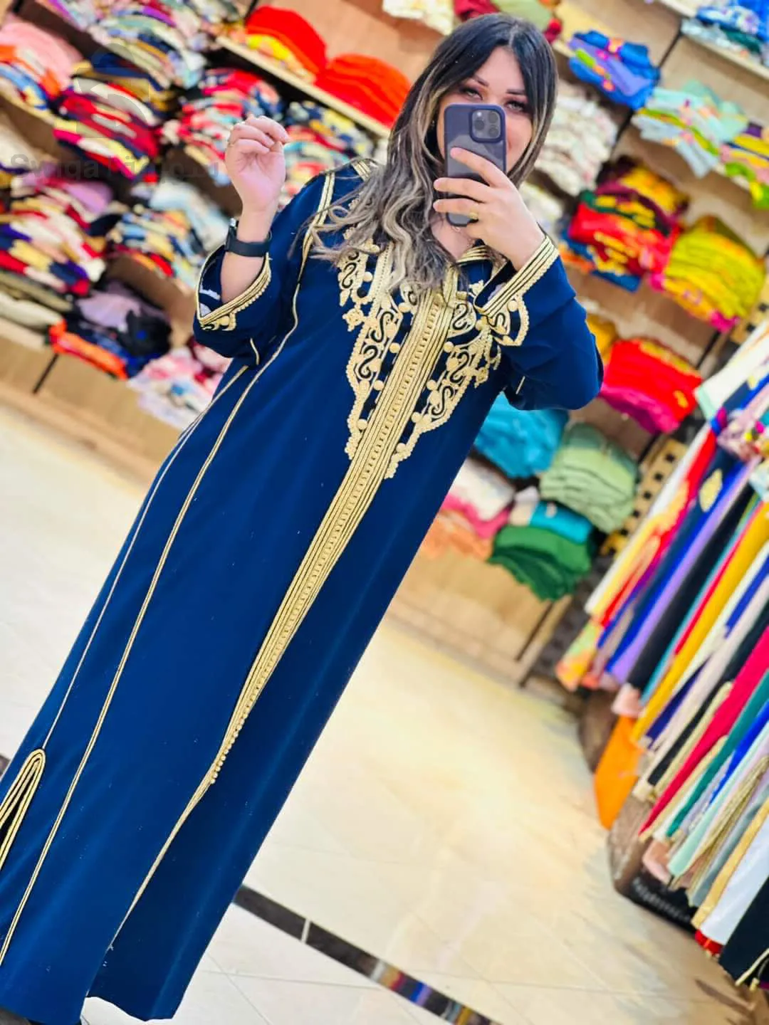 djellaba chargé