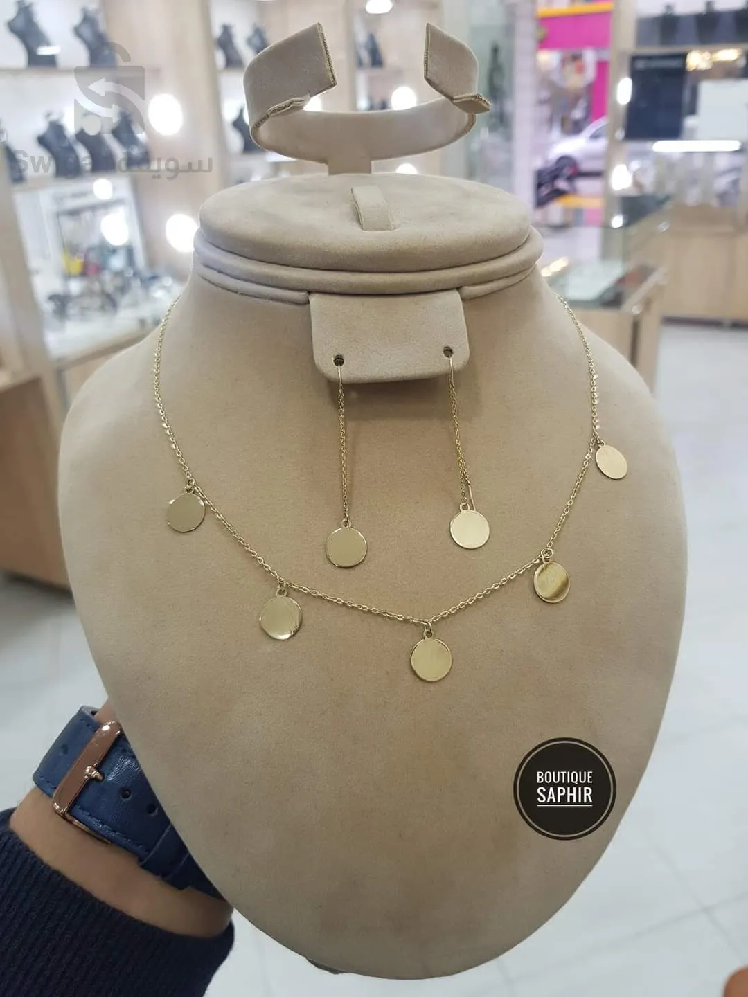 زينة جميلة النساء ذهب parure