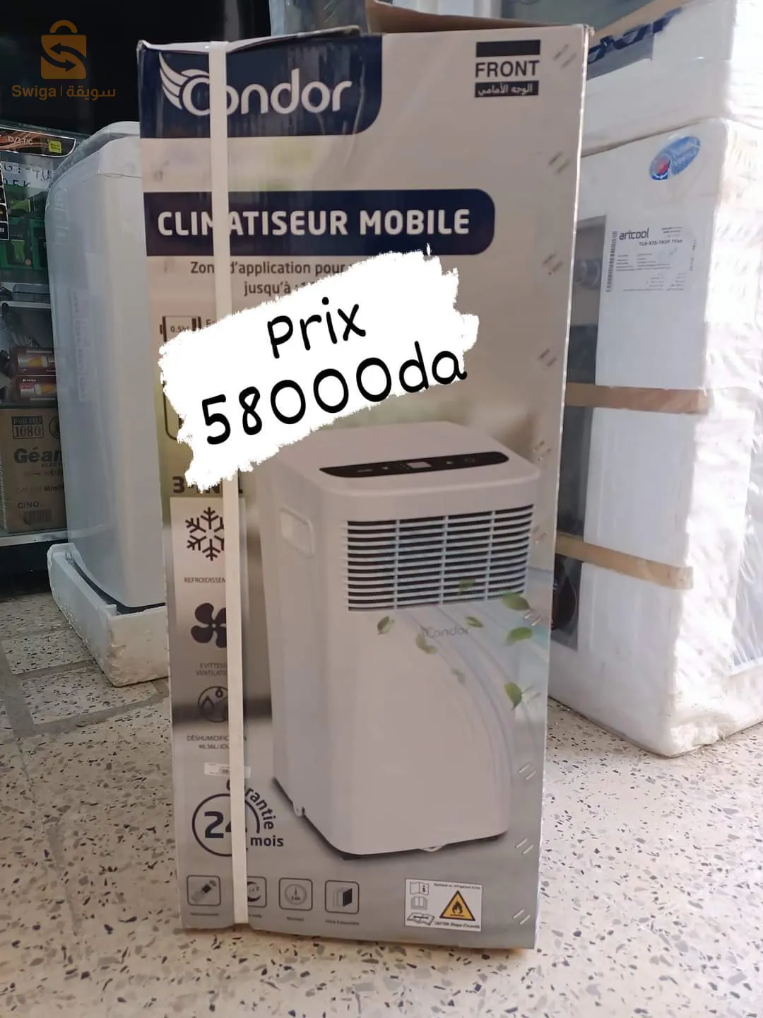 climatiseur mobile condor