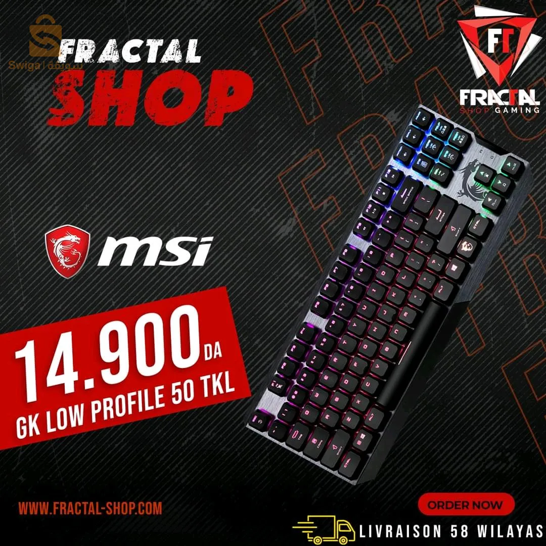 Le clavier de jeu TKL est rapide, précis et puissant