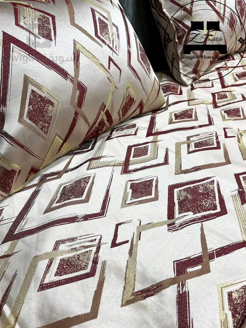 Sofa cover + 2 jacquard pillows: 65/185cm