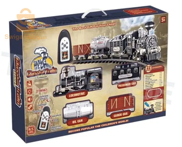 toy train with real steam