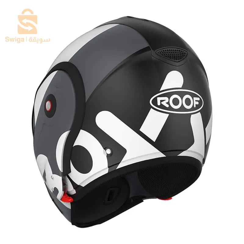 RO9 BOXXER FLAG NOIR - BLANC MAT