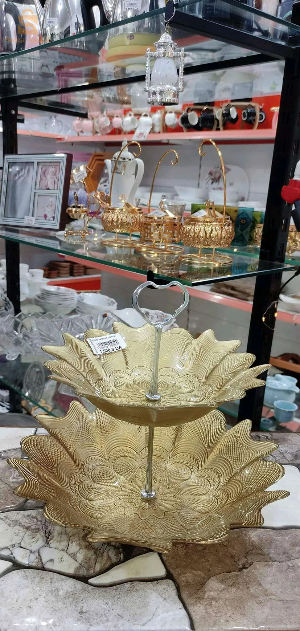 Porte gâteau 2 étage