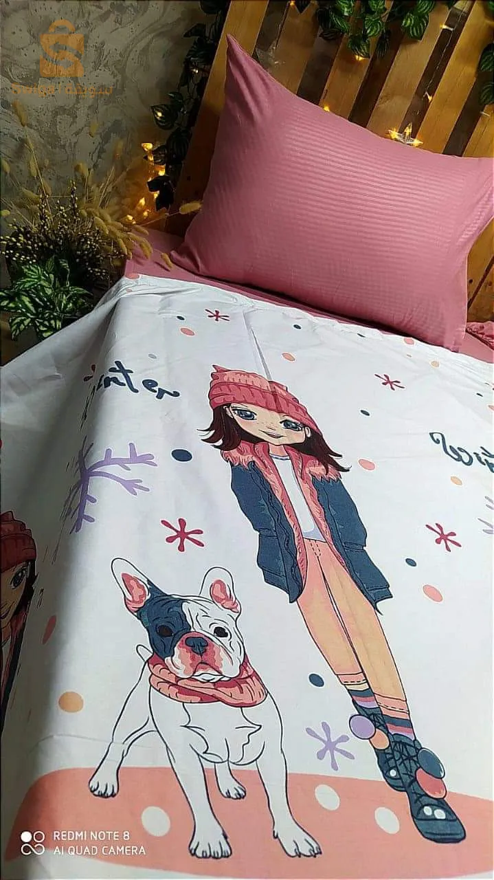 Parure de draps 1 places  3 pièces