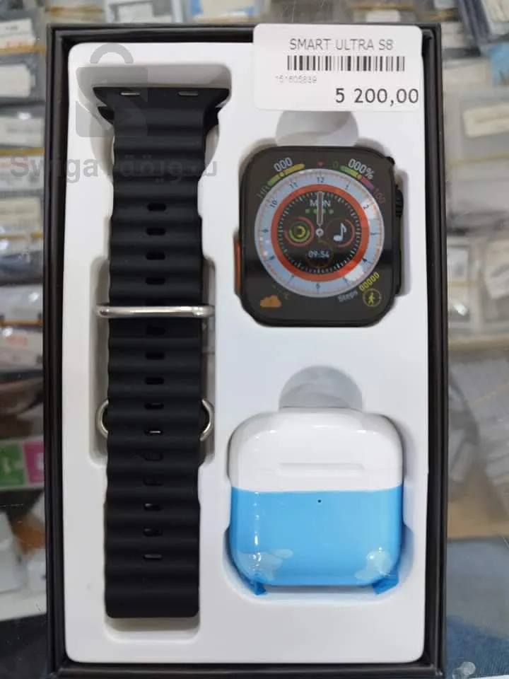 Smartwatch Ultra S8
 + airpods