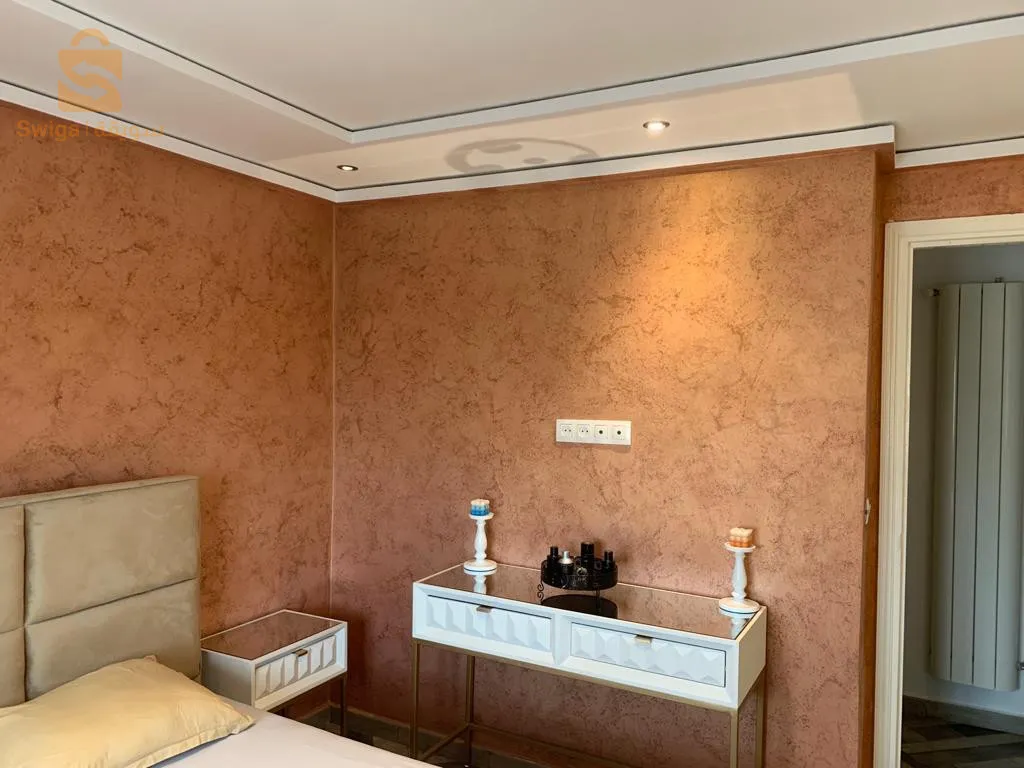 location appartement f3 meublé au 3ème étage avec ascenseur d'un superficie 70m² à usto