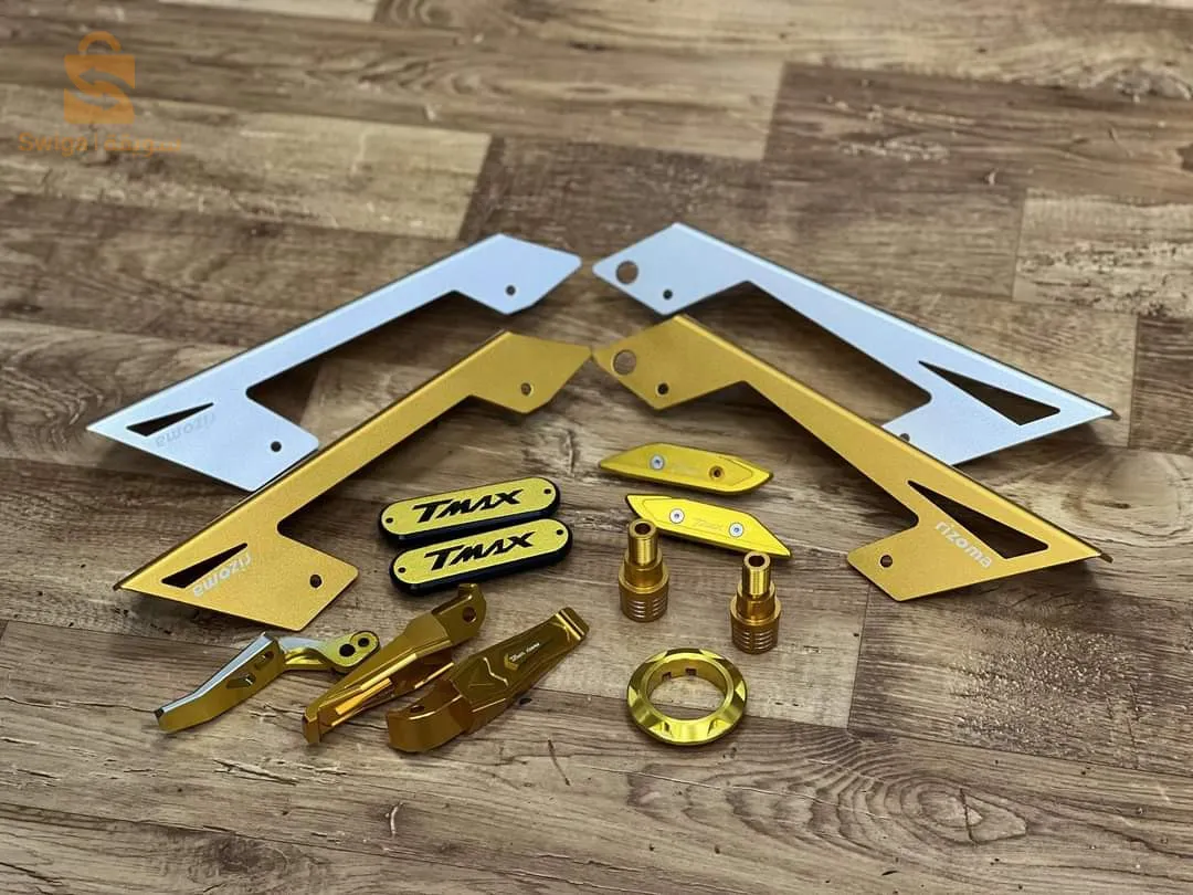 Couvercle de chaîne de pignon en aluminium CNC, paire de moto