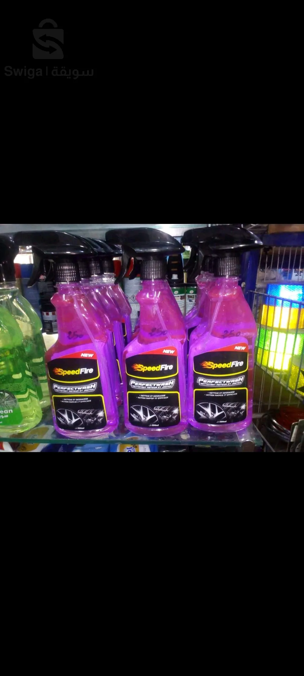 Speedfire window and mirror cleaner