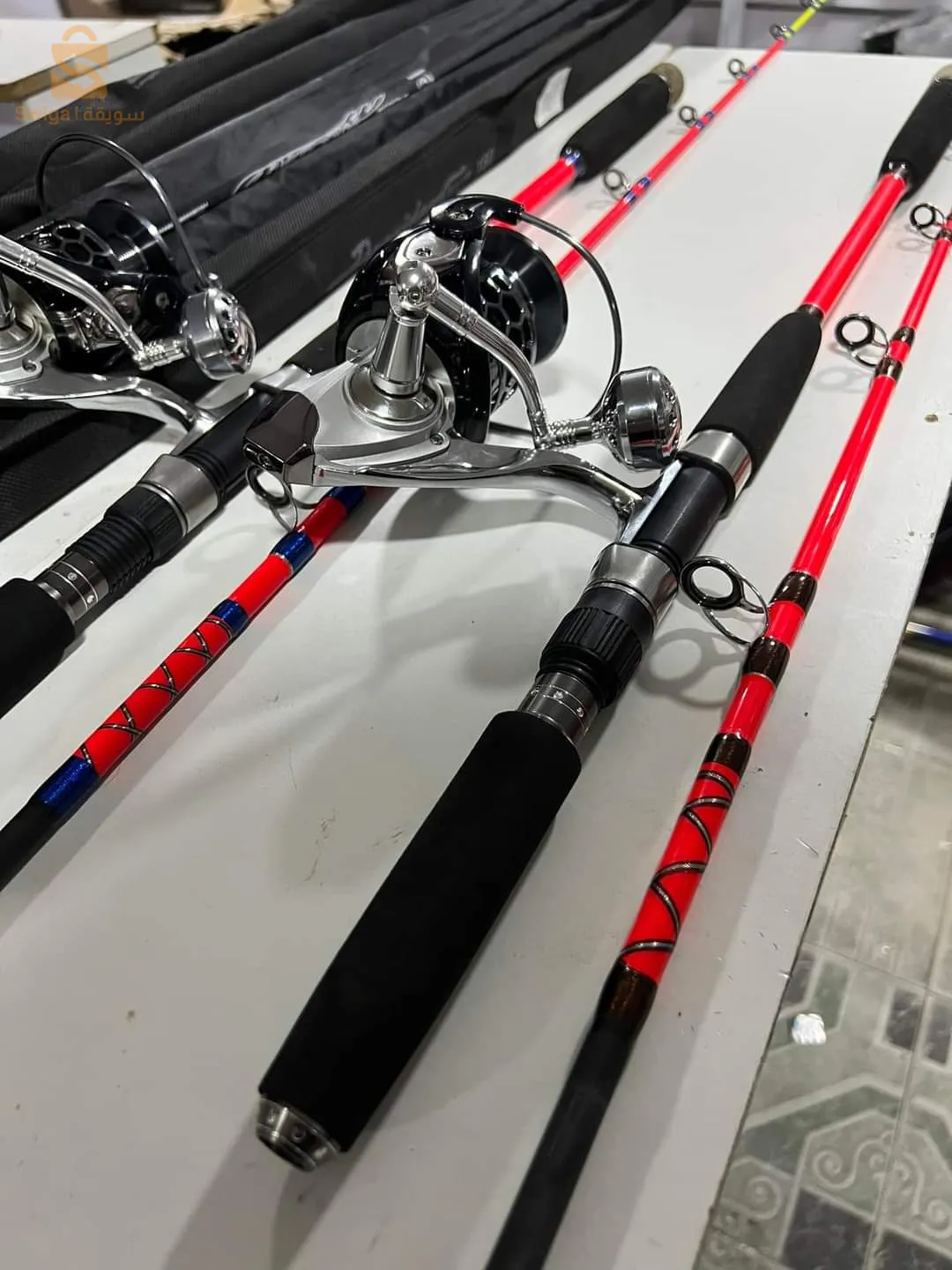 Moulinet  canne jig daiwa  (100-250g) 1.80m + moulinet seawar 7000