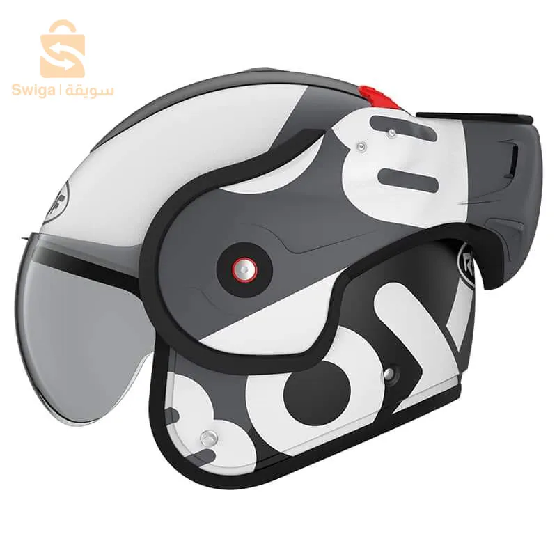 RO9 BOXXER FLAG NOIR - BLANC MAT