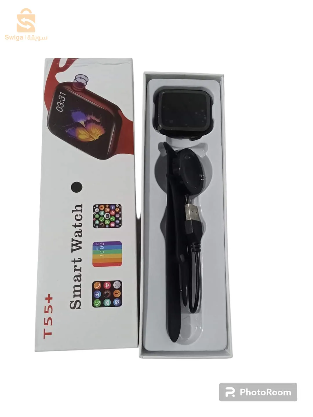 smart watch t55+