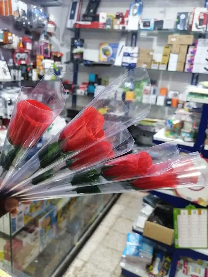 ورود صناعية حمراء