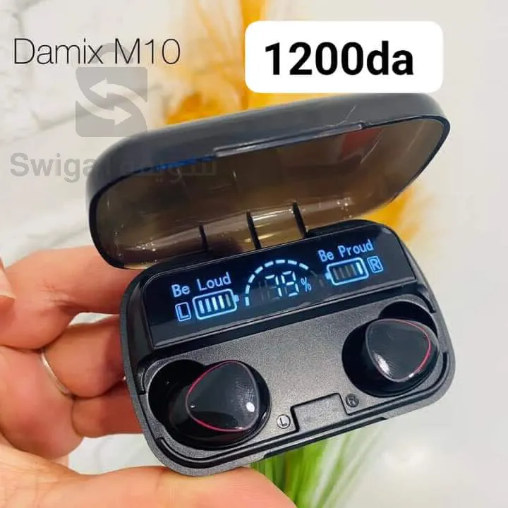 Kit Bluetooth M10 Damix + Power Bank