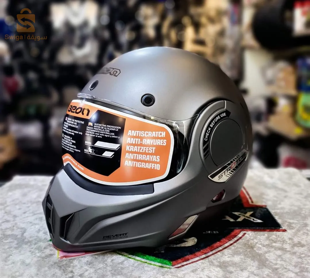 CASQUE BEON B707 (GRIS MATT)