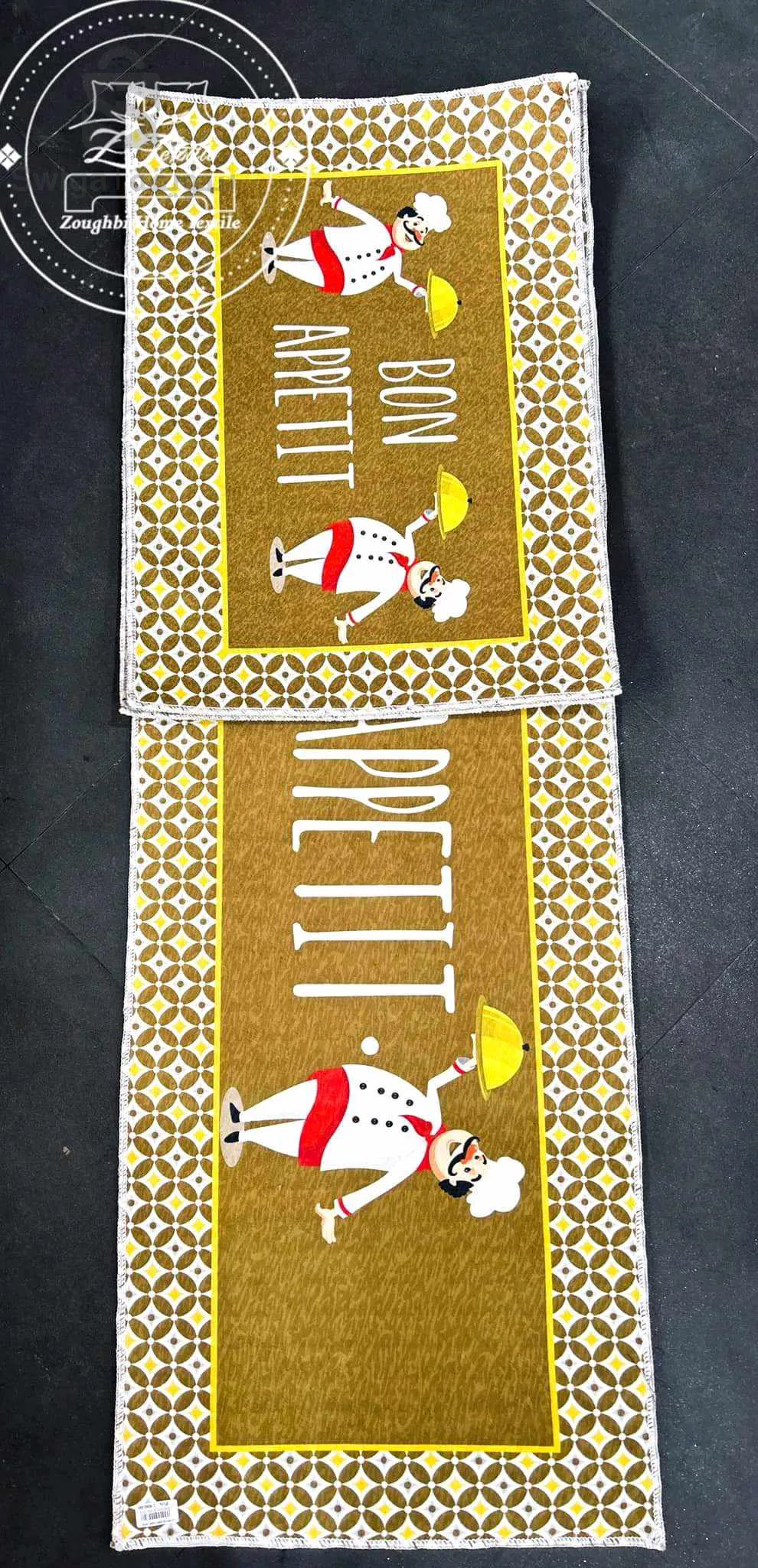 3-piece non-slip kitchen mat