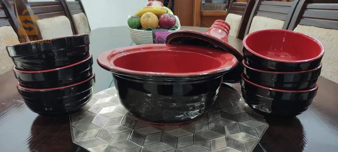 piece ceramic soup set
