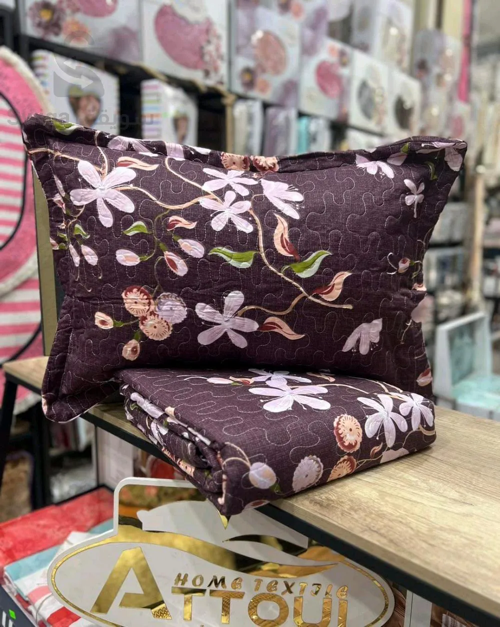 boutis 2 places with 2 pillowcases 220/240 cm