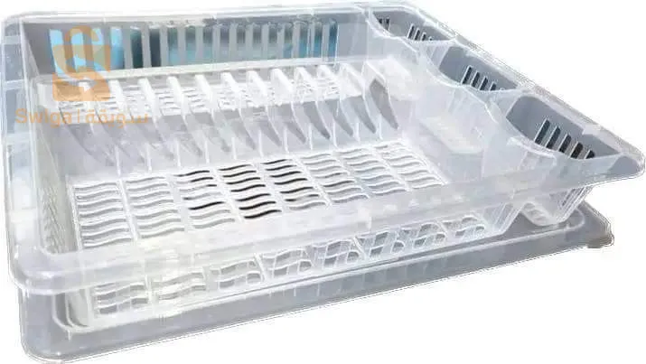Plastic dish drainer