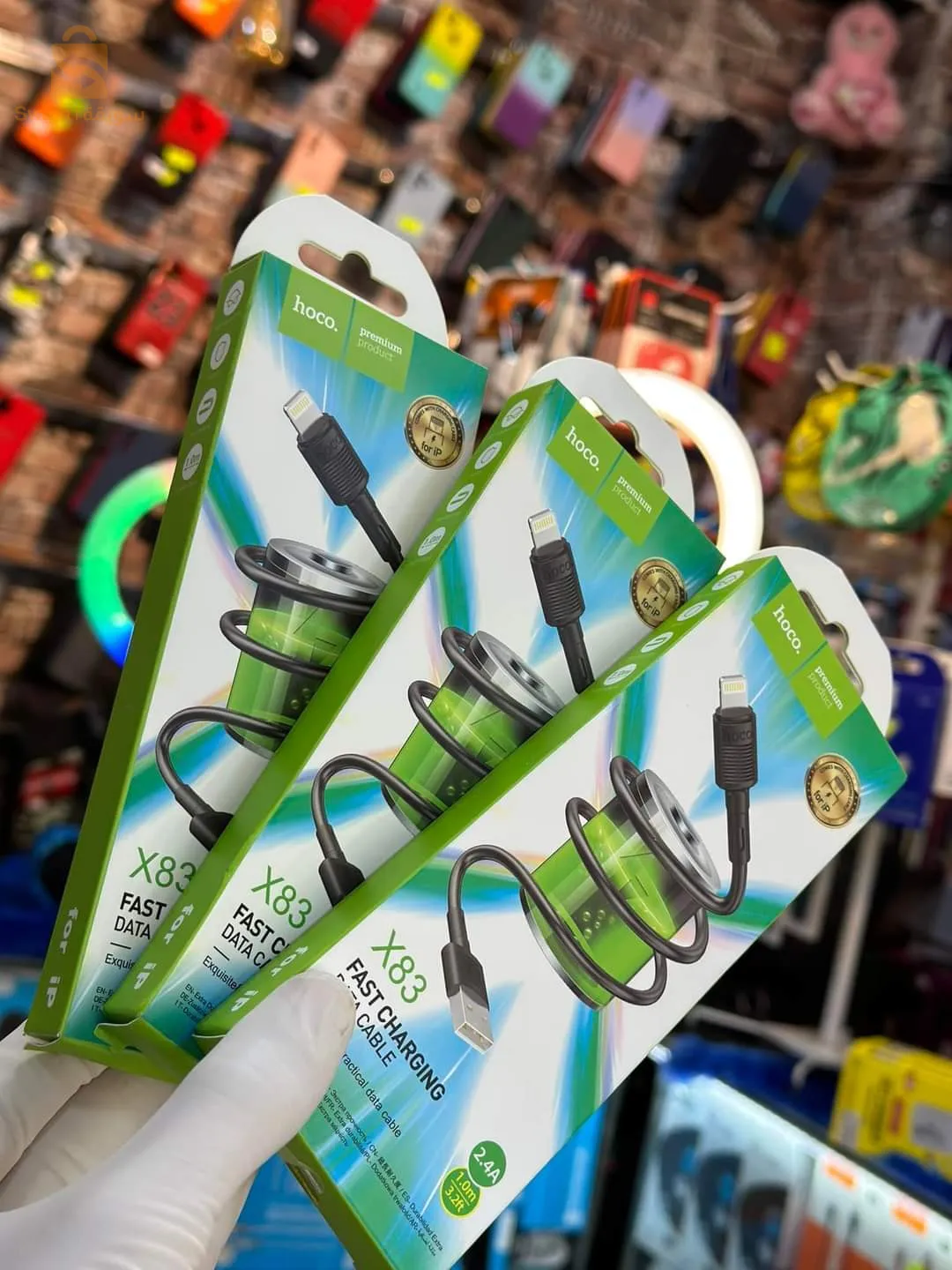 Câble couleur iPhone d'origine Hoco