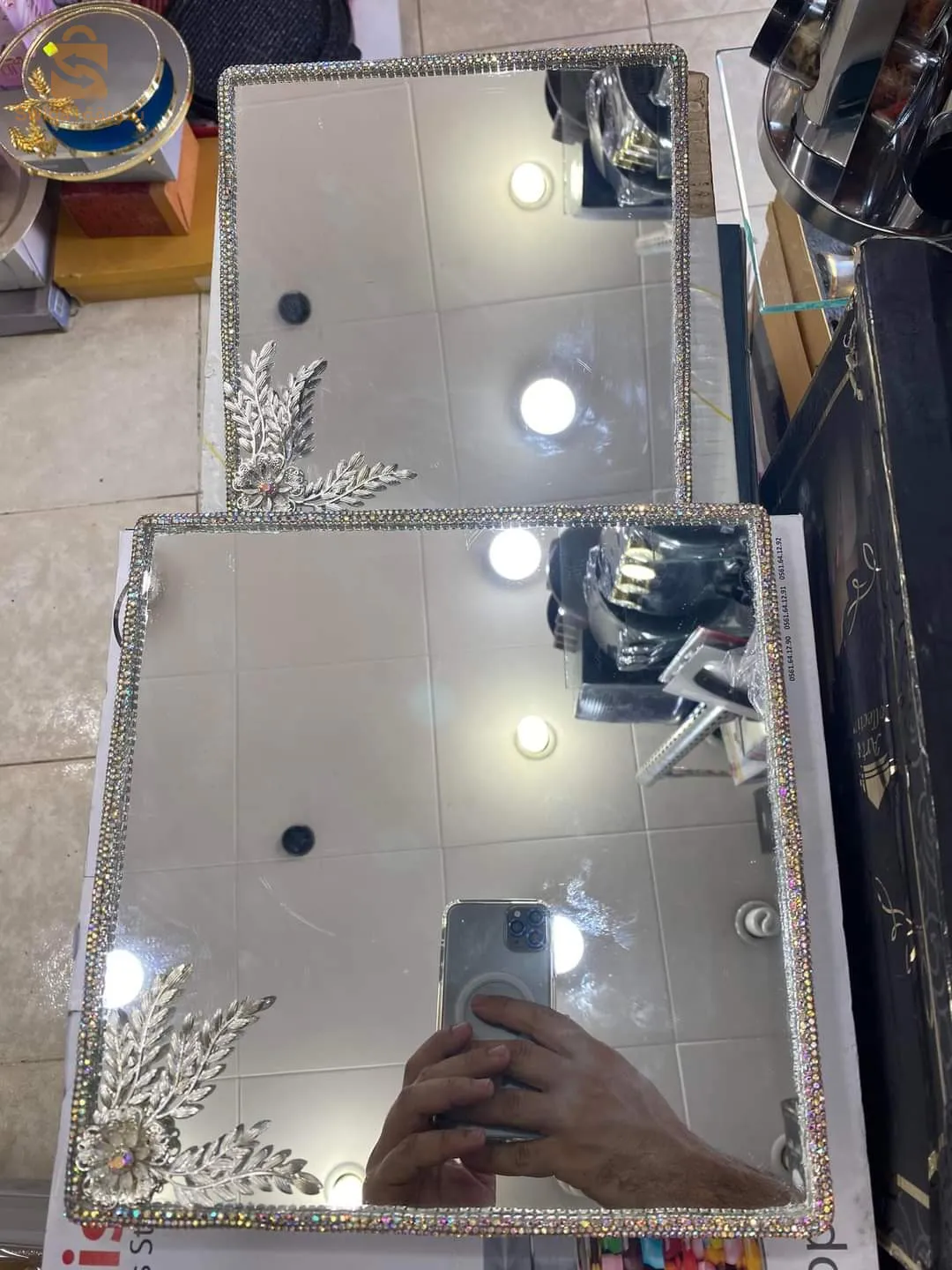 mirror tray