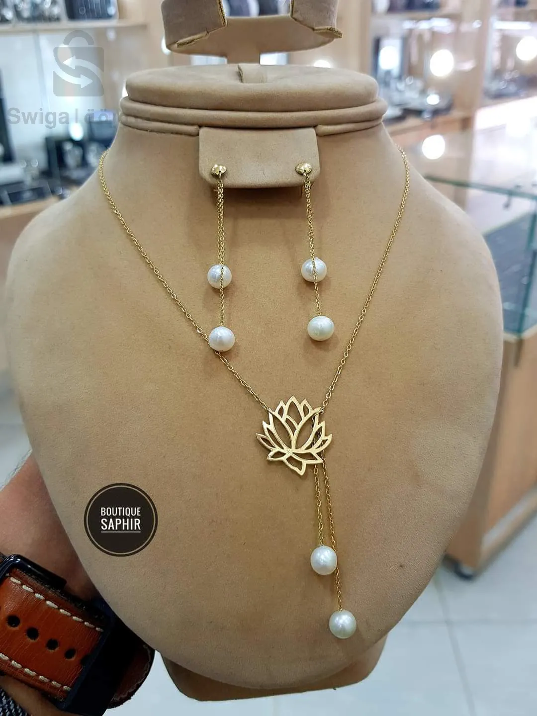 زينة جميلة النساء ذهب  parure