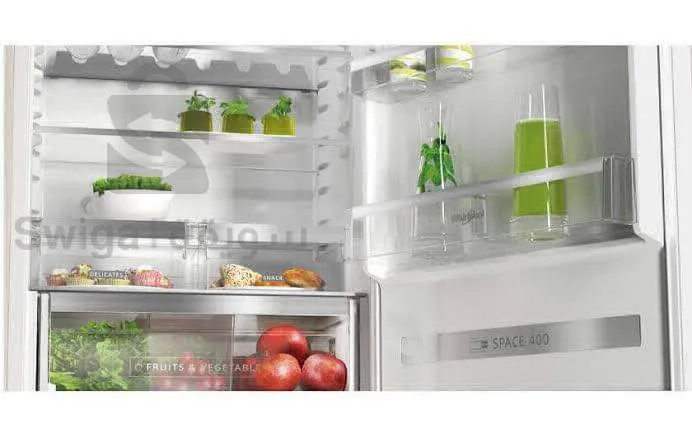 ثلاجة ويرلبول مدمجة بالفريزر