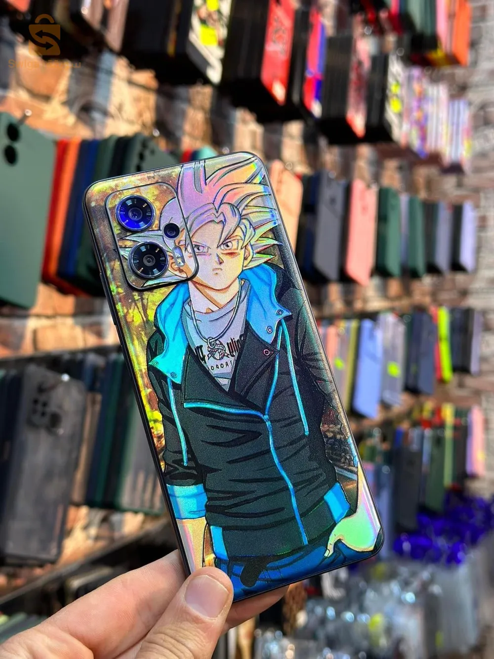 Emballage du téléphone