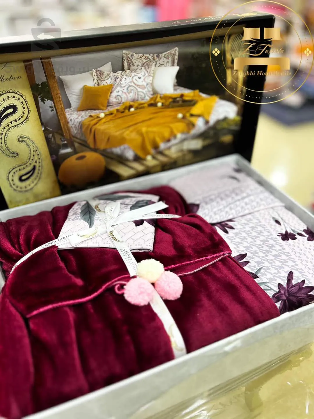 Plaid + Drap + 2 couvre oreiller