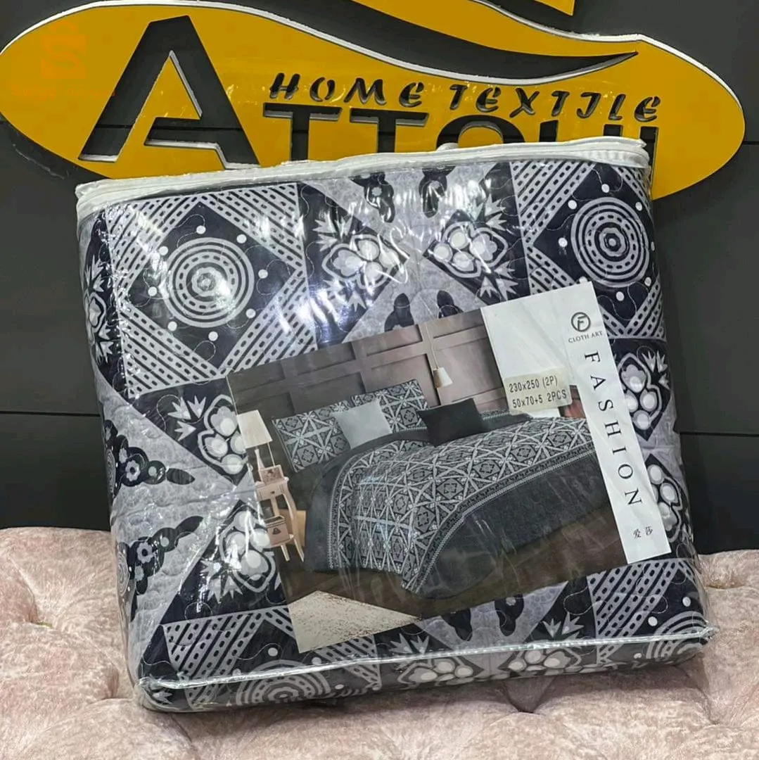 couvre-lit 2 place 3pièces