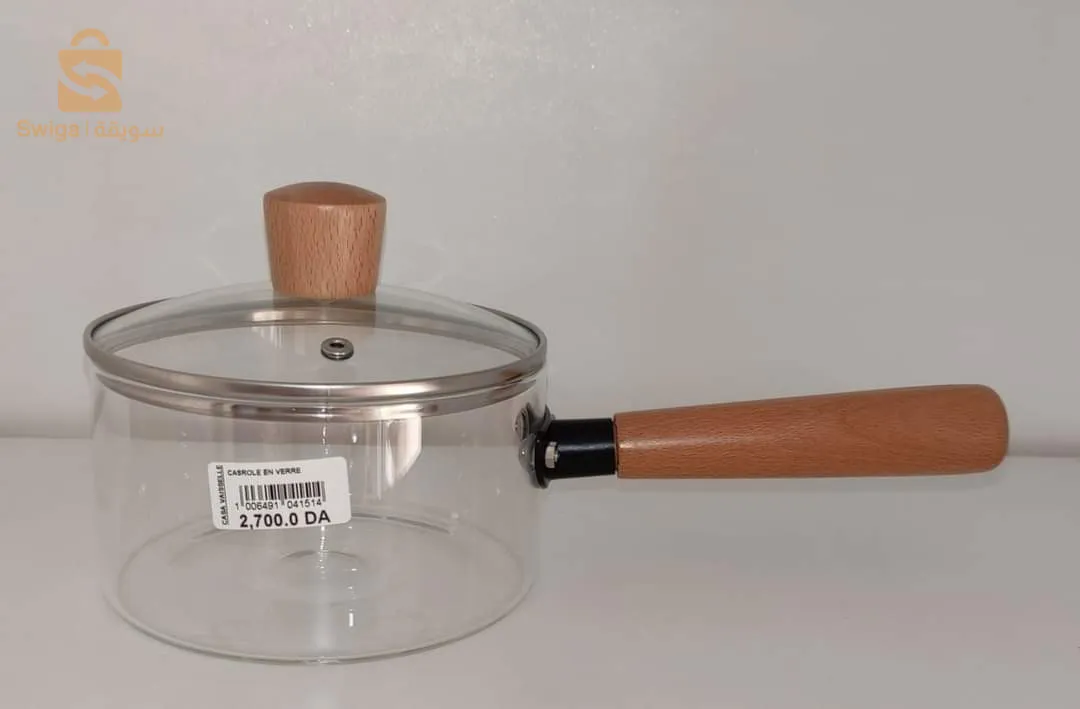 Glass saucepan