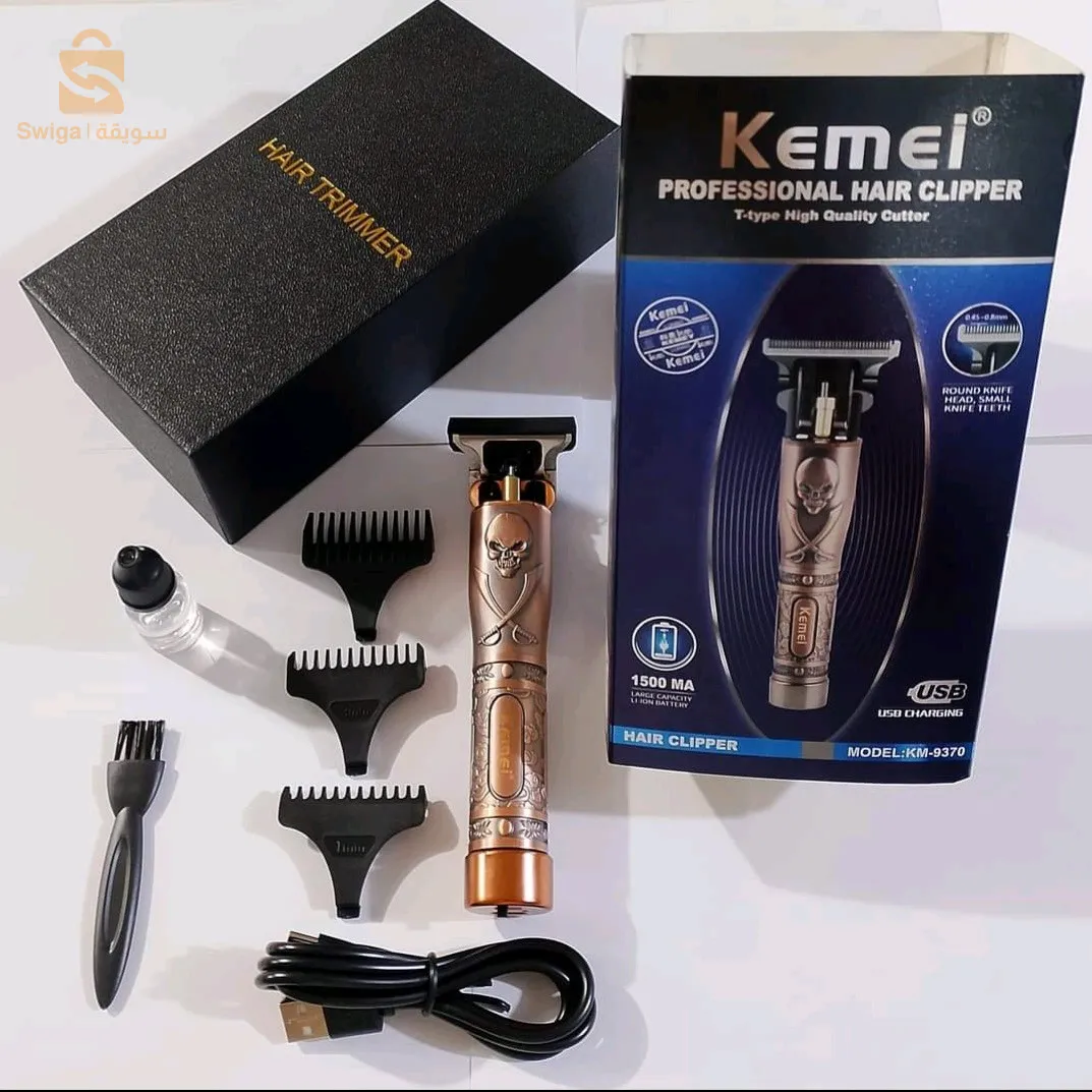 Pack Tondeuse kemei 9370 + rasoir kemei 2024