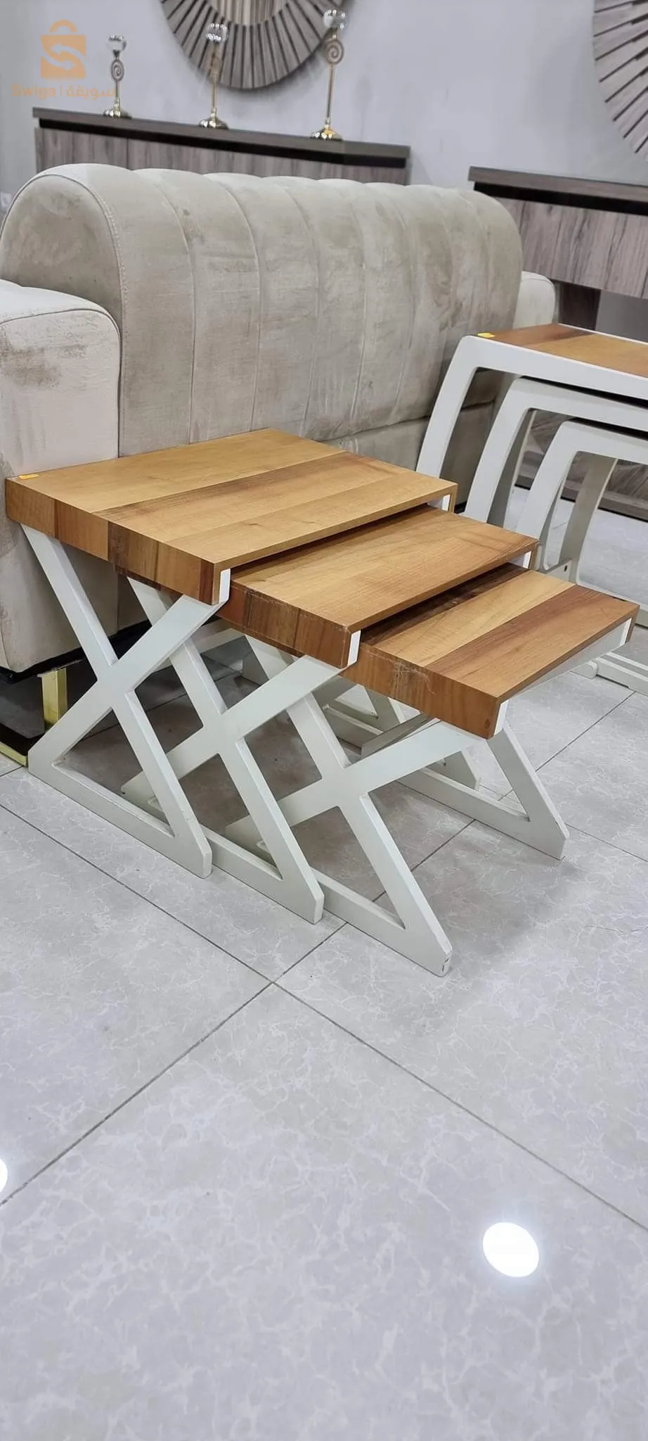 طاولات متداخلة