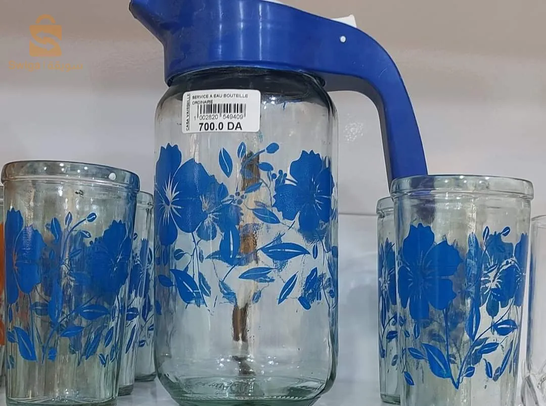 7-piece plain water service